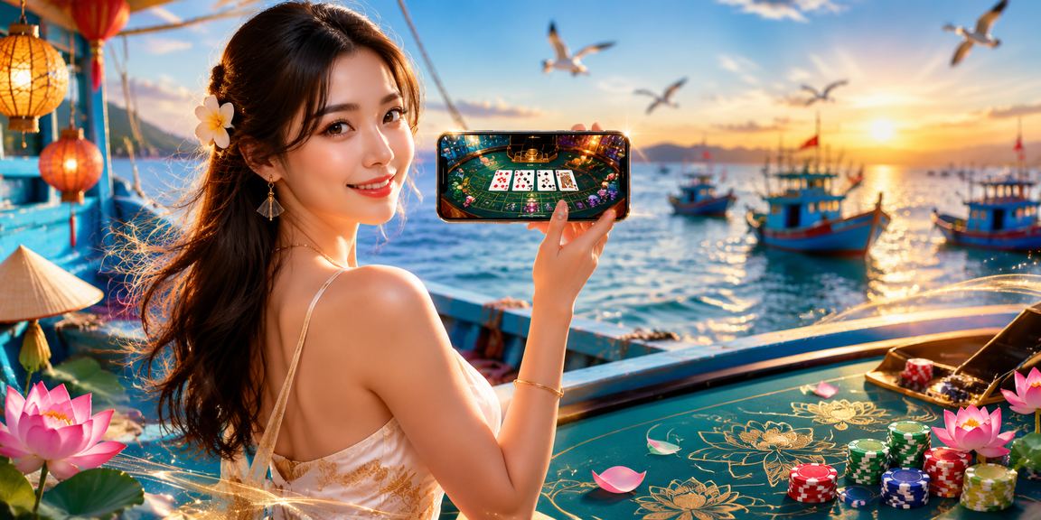 Giao diện casino trực tuyến minh họa nhóm trò chơi mới cho người dùng Việt Nam